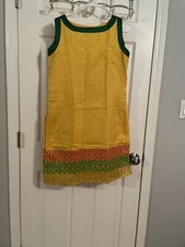 Set of 3 Indian Kurtas for Women - Red, Yellow Sleeveless, White Purple