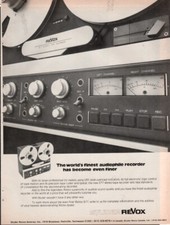 Revox - B77 Reel Deck - Original Magazine Ad -1978