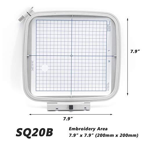 Sew Tech SQ20B Embroidery Hoop for Janome MC 500E 400E 550E Memory Cr... eBay
