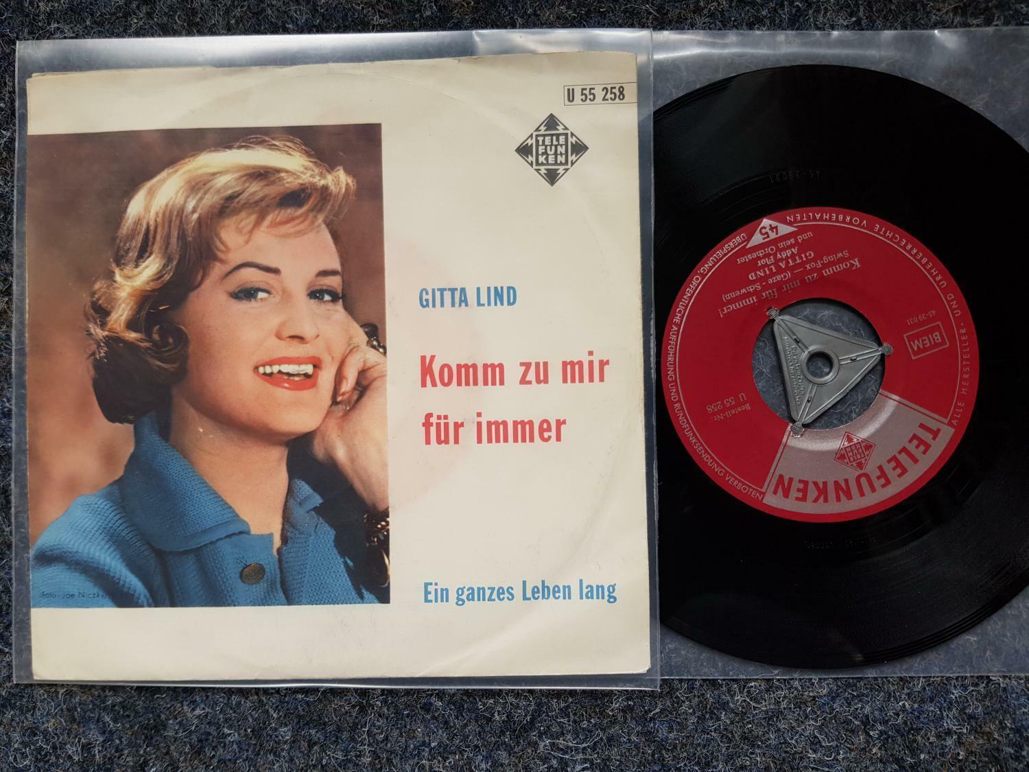 7"" Single Vinyl Gitta Lind - Komm zu mir für immer