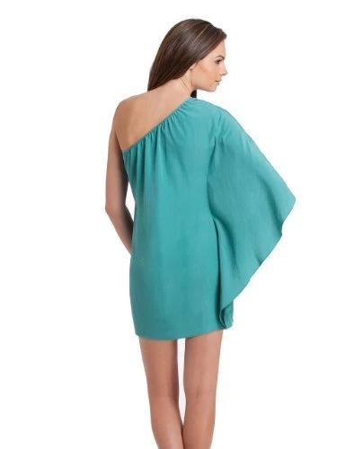 Новый с Ярлыками GUESS от Marciano зеленый одно плечо платье размер S - Изображение 3 из 3