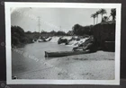 WW2 Palestine - view of the River Yarkon 1943 - photo 8.5 by 6cm