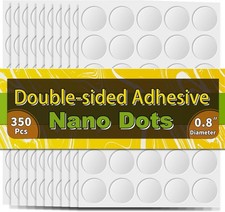 350Pcs Double Sided Clear Adhesive Dots Removable Sticky Putty Reusable
