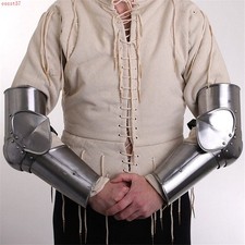 Medieval Knight Arm Armor Movable Wearable Steel Plate Armor Arm Guard Replica