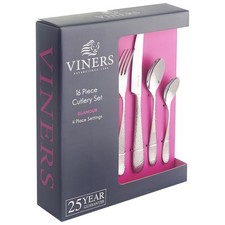 Image of Viners Glamour Stainless Steel 16 Piece Cutlery Set Giftbox 0302.652