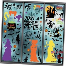 92Pcs Window Clings - Hocus Pocus - I Smell Children Halloween