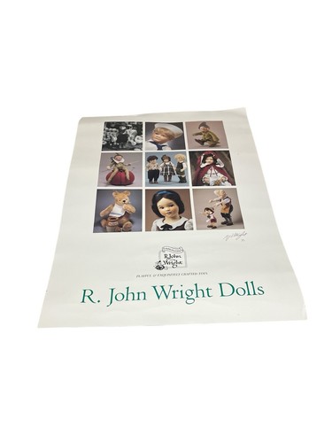 R John Wright Dolls - periwinkle & Sunshine Scootles - RJW Collectors Editions - Picture 12 of 13