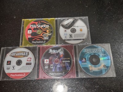 (5) Sony PlayStation Discs-Gran Turismo 5, Tony Hawk's Pro Skater 3, Driver L K