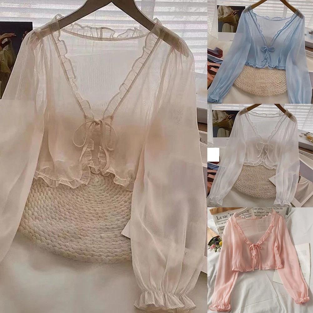 VETEMENTS Cappotto leggero protezione solare chiffon primavera moda nuovo condizioni