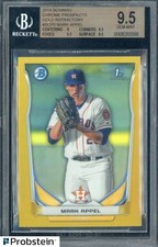 2014 Bowman Chrome Prospect Gold Refractor Mark Appel RC Rookie /50 BGS 9.5