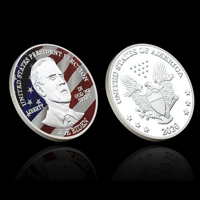 Joe Biden Präsidentschaftswahl Münze 2020 USA Flagge Adler 40 mm Gedenkgeschenk