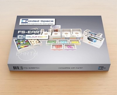 Earth Organizer Insert   Colored Game Insert compatible with Earth Board Game