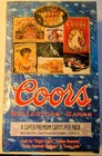 1995 Coors Beer Collector Cards Trading Card Box 36 Pack Factory Sealed — photo 1