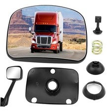 Hood Mirror Glass Passenger Side Compatible Passenger Side Hood Mirror Glass