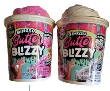 Bingsu Butter Blizzy Strawberry Shortcake/Cookies&Cream Scented Slime - Set of 2