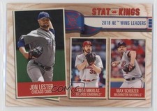 2019 Topps Big League Stat Kings Max Scherzer Miles Mikolas Jon Lester #364 w7v