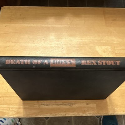 Rex Stout Death of a Doxy Nero Wolfe Hardcover 1966 w/ Dust Jacket