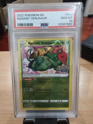 PSA 10 - Radiant Venusaur  004/078 - Pokemon Pokemon Go 2022