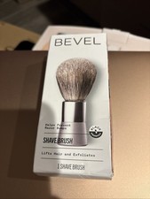 Bevel Shave System Brush in Silver - New 1 Shave Brush