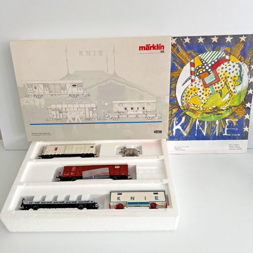 Märklin H0 4898 Wagen-Set Zirkus Circus Knie SBB OVP Aug. 1994 NEU SAMMLER | Zustand: Neu