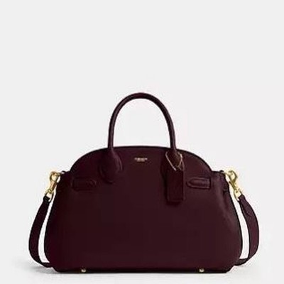 Coach Soft Empire Carryall Bag 28- Merlot | eBay
