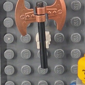 LEGO Castle Fantasy Era Warrior Dwarf Gold Helmet 852702 Battle Pack cas430