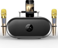 RHM K666 BlueTooth Karaoke Speaker With Dual Wireless Mics