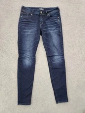 Silver Jeans Co Suki Super Skinny Jeans Womens 30x31 Blue Stretch Denim Mid Rise