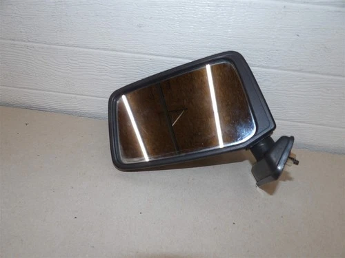 NISSAN PICKUP TRUCK 1985-1986 LH DRIVERS SIDE VIEW DOOR MIRROR BLACK OEM -Manual