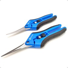 2-Pack of 6.5" Garden Scissors Pruning Shears for Detailed Gardening Work