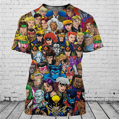 Marvel Avengers Super Hero X-Men Cosplay Herren T-Shirt Tshirt Wolverine Xmen