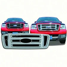 COAST TO COAST INTERNATIONAL 0408 F150 XL/STX/FX4 CHROME IMPOSTER GRILLE