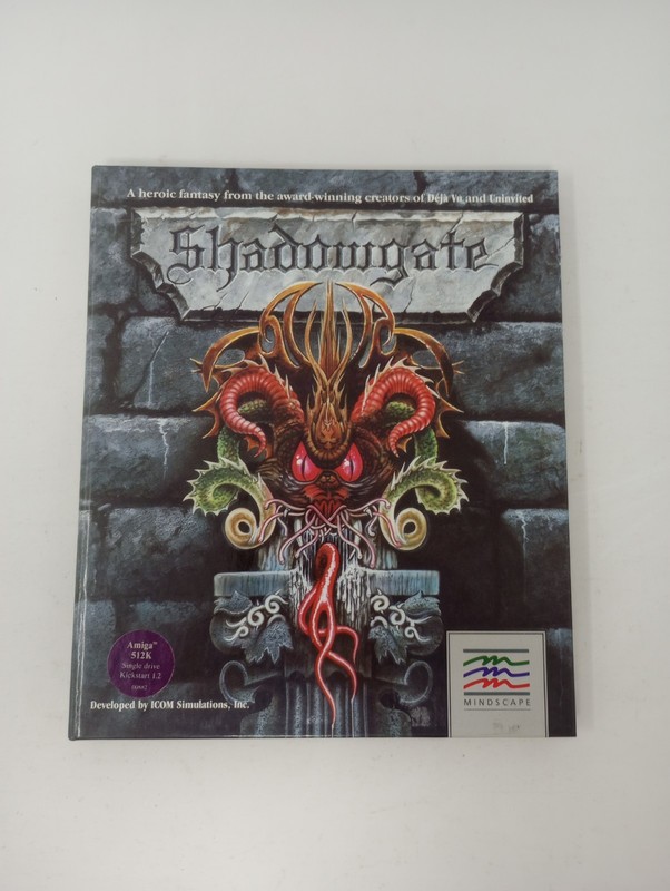 Shadowgate (Commodore Amiga 512K, 1987 Mindscape) COMPLETE Untested