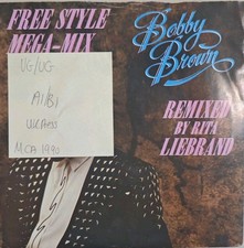 Bobby Brown The Free Style Mega-Mix Vinyl Record 7" VG/VG MCA 1421 1990