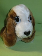 Made in Korea VINTAGE 1980's Promotional HUSH PUPPIES 4" Basset Hound PLUSH Dog
