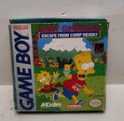 BOX ONLY Bart Simpsons Escape From Camp Deadly Nintendo GameBoy NO GAME See Pics