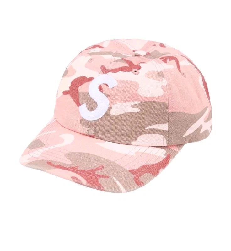 Supreme 迷彩粉红色帽子男士| eBay