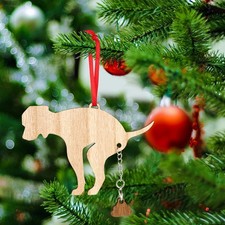 Dog Pooping Ornament Personalized Christmas Tree Ornament Decorations- Funny ...