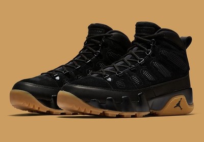 Nike Air Jordan IX 9 Retro NRG Boot Black Gum Light Brown AR4491