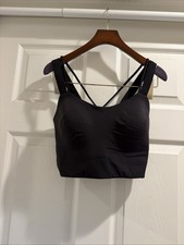 NWT Lululemon Like a Cloud Long Line Bra D/DD Black Size :   10