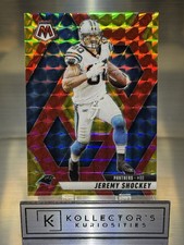 2025 Panini Mosaic Choice Jeremy Shockey #129 Red & Yellow /89