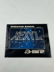 Xexyz Nintendo NES Game 1990 Manual Tested Working Authentic Original Japan