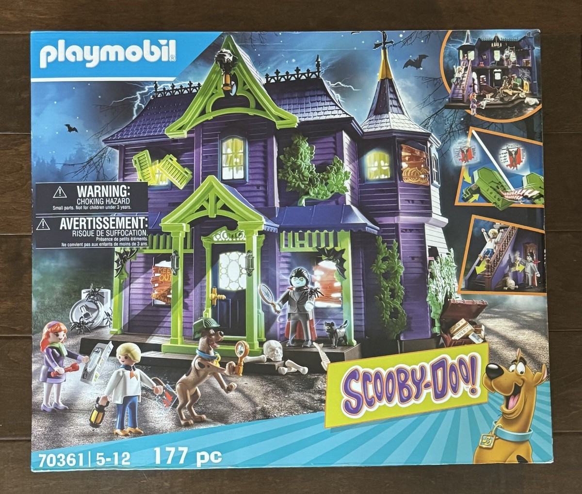 PLAYMOBIL Scooby-Doo Adventure in the Mystery Mansion (70361) for