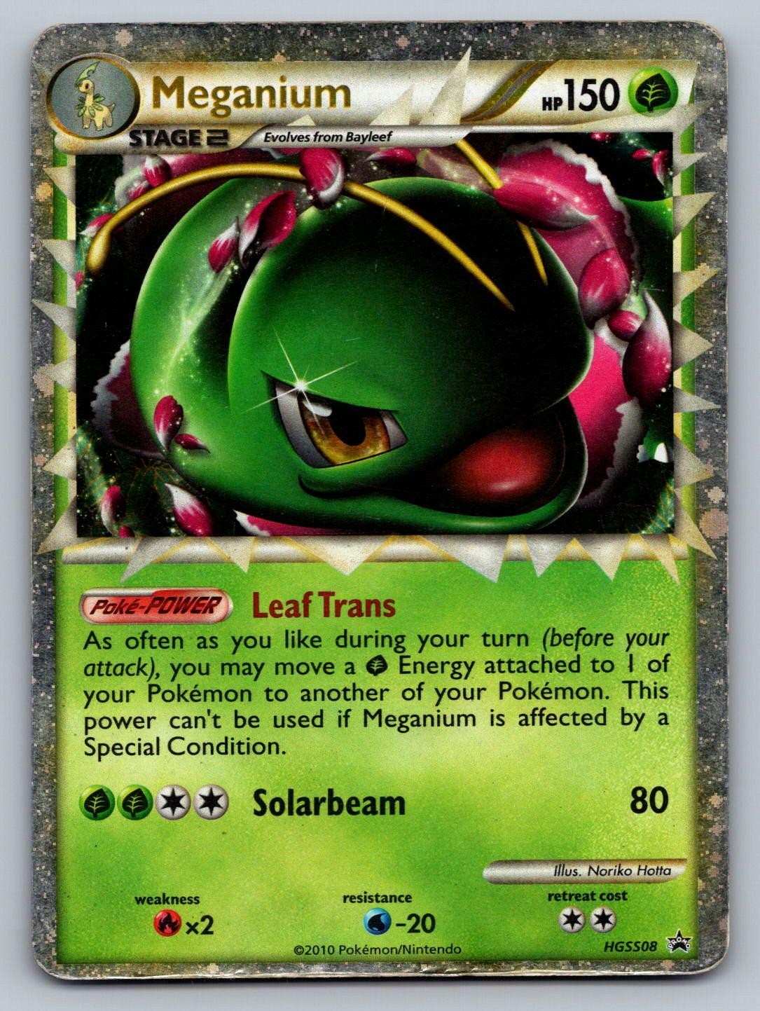 Meganium (Prime) HGSS08 Holo P HGSS Promos Pokemon HP