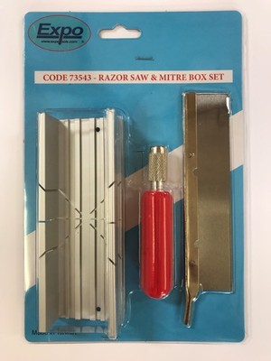 Rasiersäge & Gehrungsbox Set