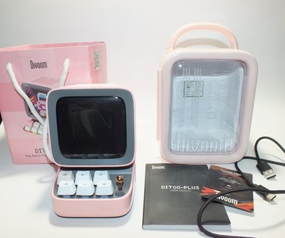 Divoom Ditoo-Plus The Retro Pixal Art Portable Speaker Pink Original Packaging