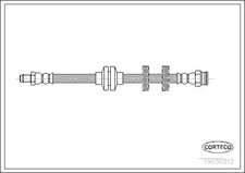 Flexible de frein Lancia LYBRA