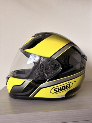 SHOEI Helmet Qwest Yellow Neon SZ M (7 1/8 - 7 1/4 57-58 CM) DOT