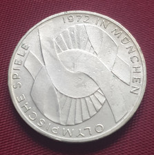 1972  D  Germany Munich Summer Olympic Games  Silver 10 Mark