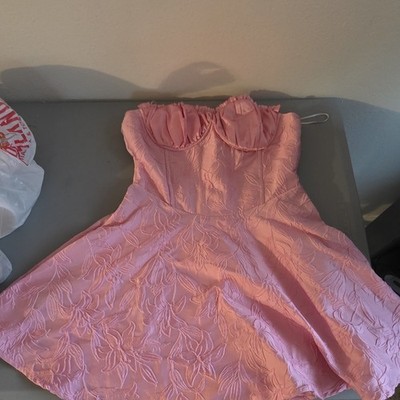 short pink dress fashion nova Exclusive Tulle Mini Dress